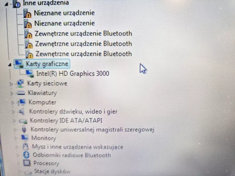 LAPTOP DELL VOSTRO + ZASILACZ (LUŹNY ZAWIAS)