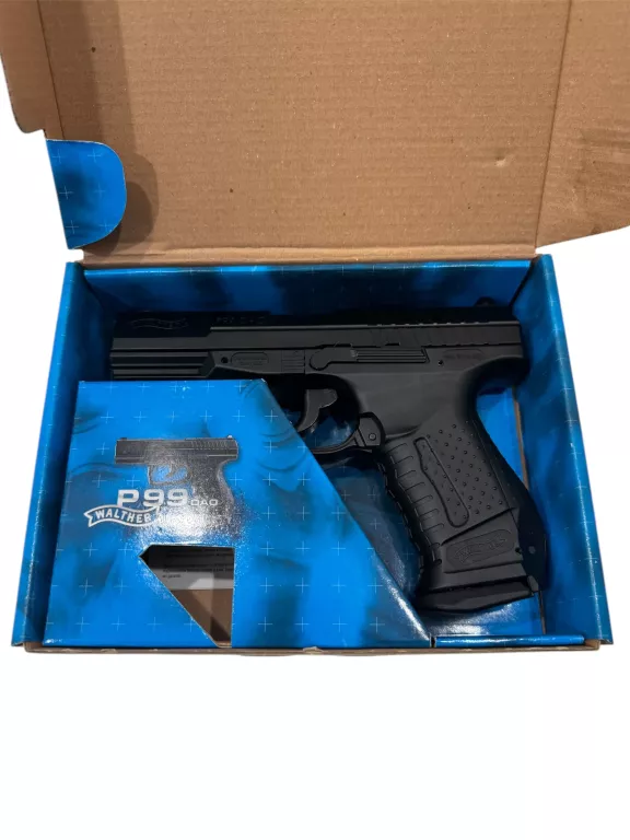 WALTHER REPLIKA PISTOLET ASG P99 DAO 6 MM BLOW-BACK CO2 METALOWY ZAMEK