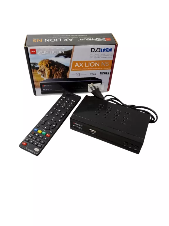 TUNER CYFROWY DEKODER DVB-C DVB-T2 TELEWIZJI KABLOWEJ TV NAZIEMNEJ OPTICUM