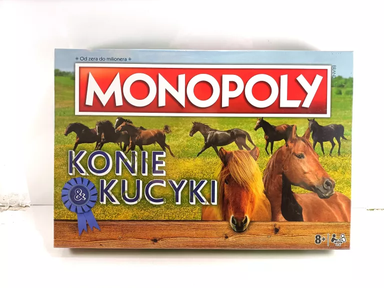 GRA PLANSZOWA MONOPOLY KONIE KUCYKI POLSKA LIMITOWANA WERSJA RODZINNA GRA