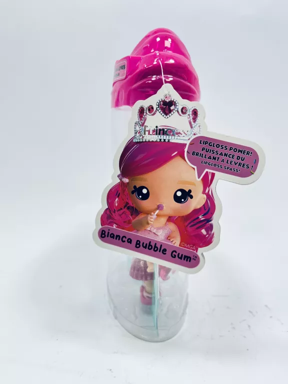 YUMMILAND LALKA Z BŁYSZCZYKIEM BIANCA BUBBLEGUM GUMA BALONOWA * IGŁA *
