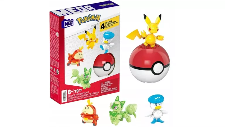 MEGA CONSTRUX POKEMON PALDEA REGION TEAM MATTEL