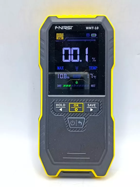 FNIRSI WMT-10 INDUKCYJNY MIERNIK WILGOTNOŚCI DREWNA HIGROMETR DETEKTOR