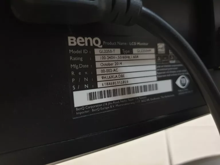MONITOR BENQ GL2250-T HDMI FULL HD