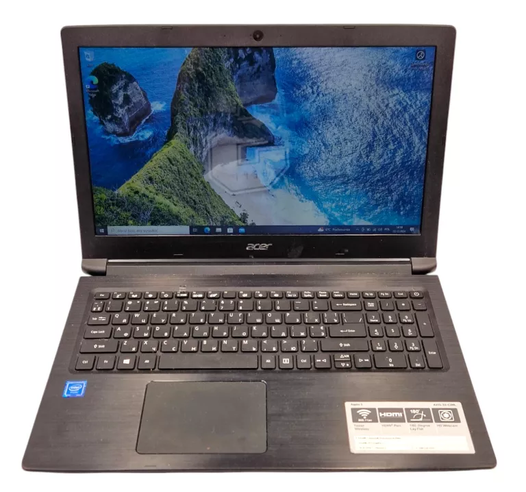 LAPTOP ACER ASPIRE A315-33-C2ML CELERON 1,6 GHZ 4/100 GB HDD