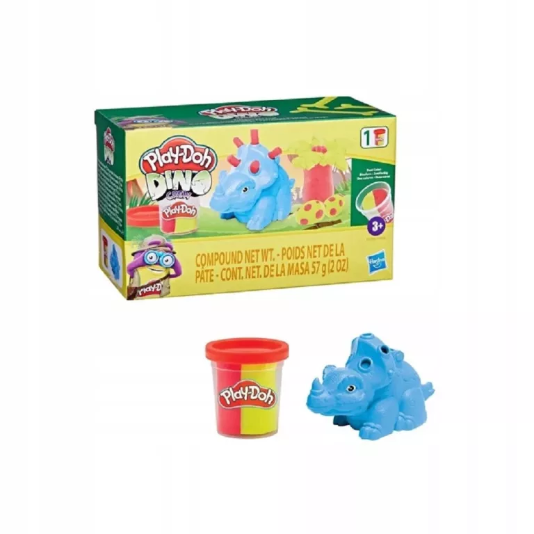 PLAY DOH DINO CREW TRICERATOPS HASBRO ZABAWKOWY DINOZAUR