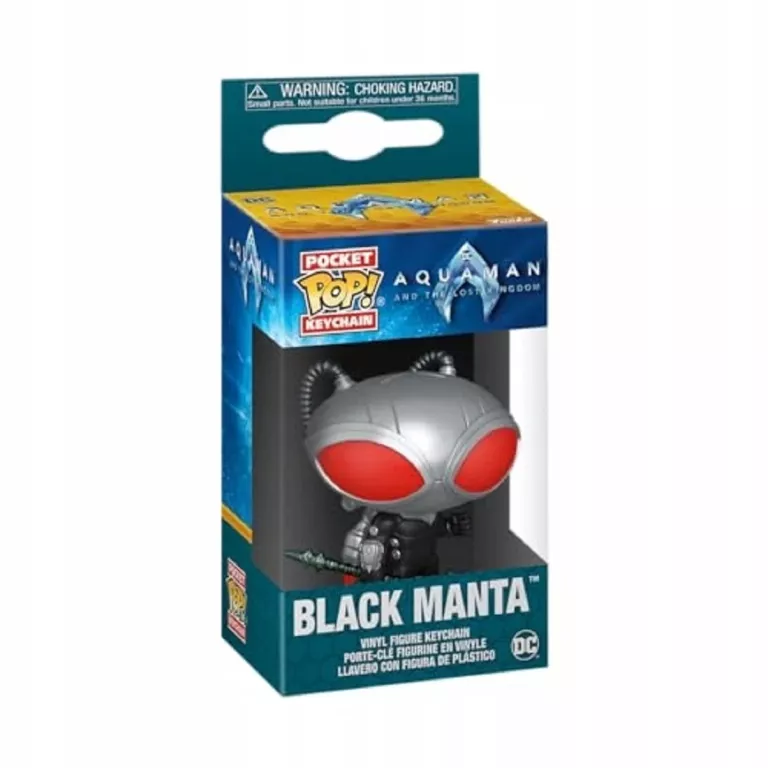 FUNKO POP! KEYCHAIN: DC - BLACK MANTA - AQUAMAN - COLLECTABLE VINYL MINI