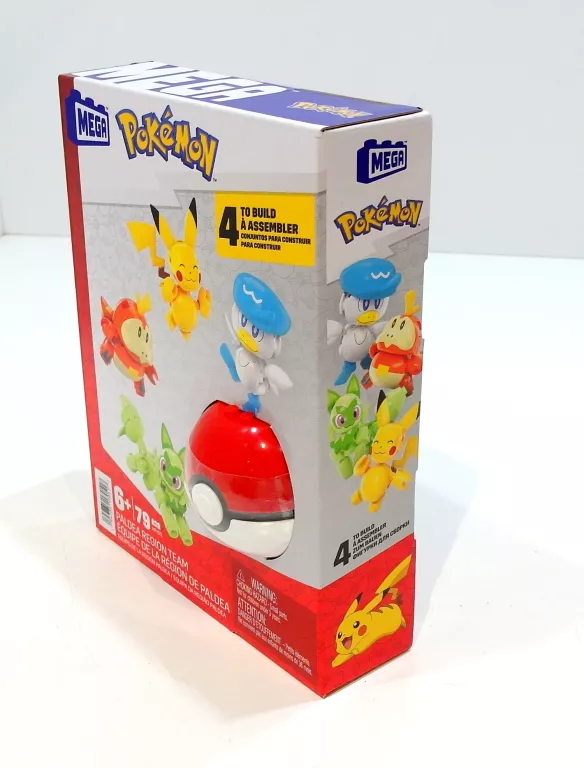 MEGA CONSTRUX POKEMON PALDEA REGION TEAM MATTEL BOKEBALL