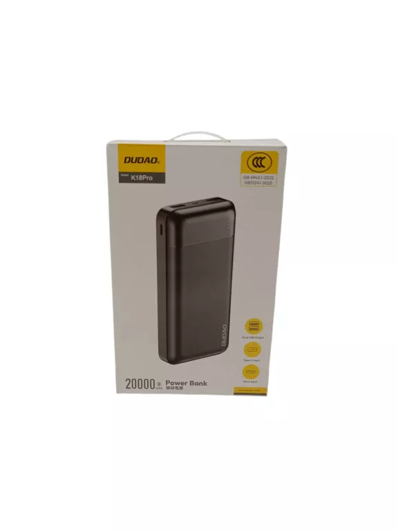 POWERBANK DUDAO K18 PRO 20 000MAH