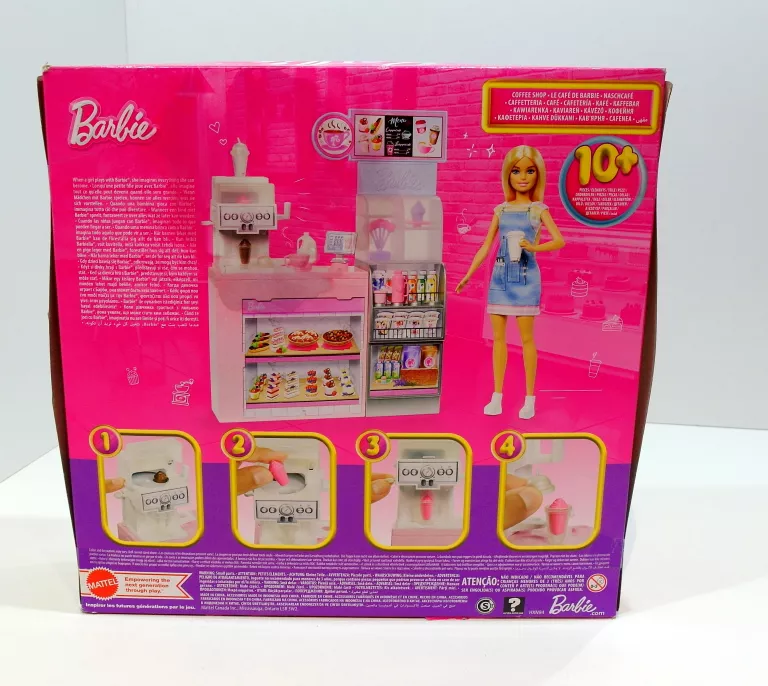 BARBIE KAWIARNIA ZESTAW + LALKA HXN94