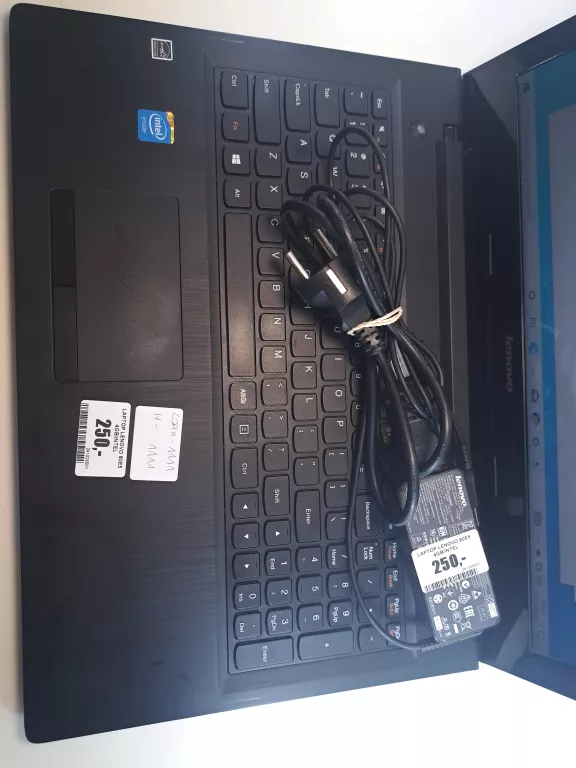 LAPTOP LENOVO 80E5 4GB/INTEL CELERON/250GB + ŁADOWARKA + TORBA