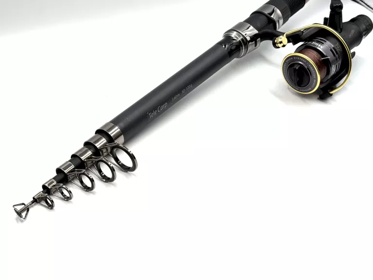 WĘDKA ROBINSON TELECARP 3,6M 1CB-TC-360 +KOŁOWROTEK MEGABAITS ELITE FR535I