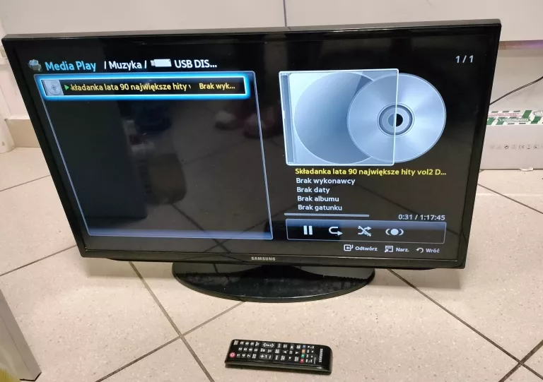 TELEWIZOR SAMSUNG UE32EH5000+PILOT