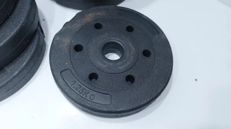 OBCIĄŻENIA ~20KG + SZTANGA PLASTIK