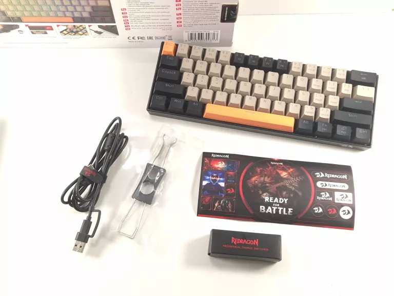 KLAWIATURA MECHANICZNA REDRAGON DRAGONIC PRO WIRED/2.4G/BT