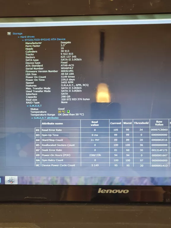 LAPTOP LENOVO B580 + ZASILACZ