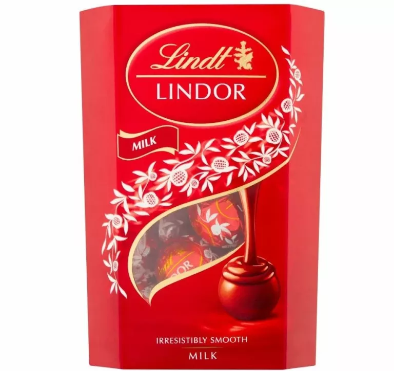 LINDT LINDOR PRALINKI Z CZEKOLADY MLECZNEJ 200 G