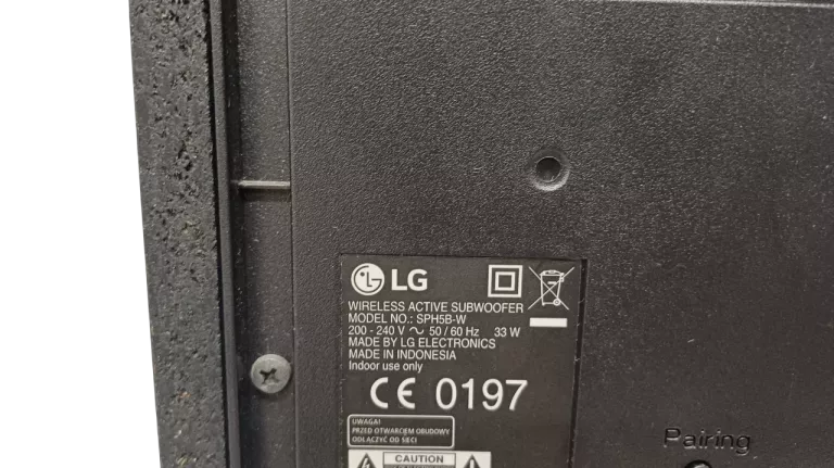 SOUNBAR LG SPH5B-W