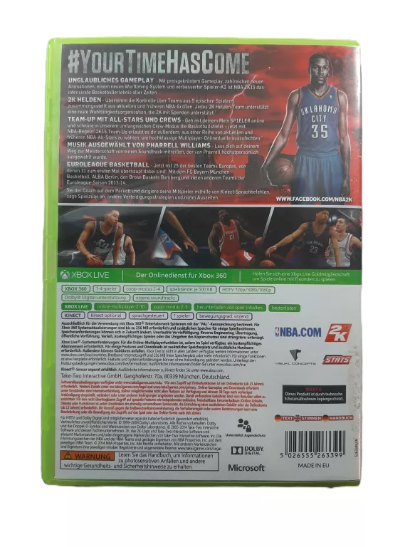 GRA XBOX360 NBA2K15