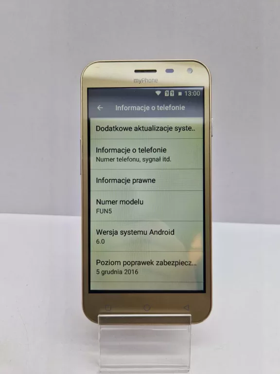 TELEFON MYPHONE FUN 5 1/8GB ZŁOTY