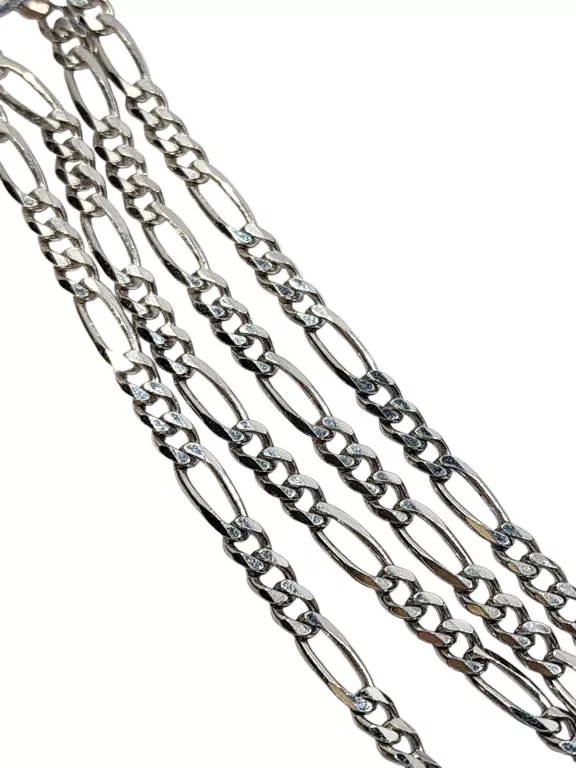 SREBRNY ŁAŃCUSZEK Z KRZYŻYKIEM MĘSKI P.925 W.22,19 D.60CM