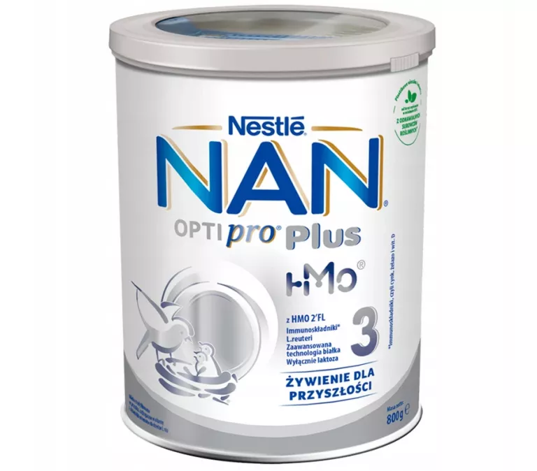 MLEKO NESTLE NAN OPTIPRO 3 PLUS NASTĘPNE 800G