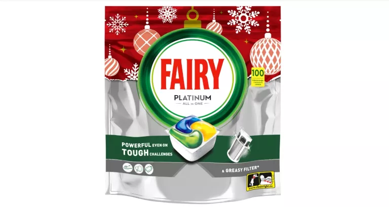 KAPSUŁKI DO ZMYWARKI FAIRY PLATINUM ALL IN ONE LEMON - 100 SZT.