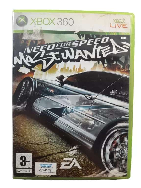 GRA XBOX360 NEED FOR SPEED MOSTWANTED