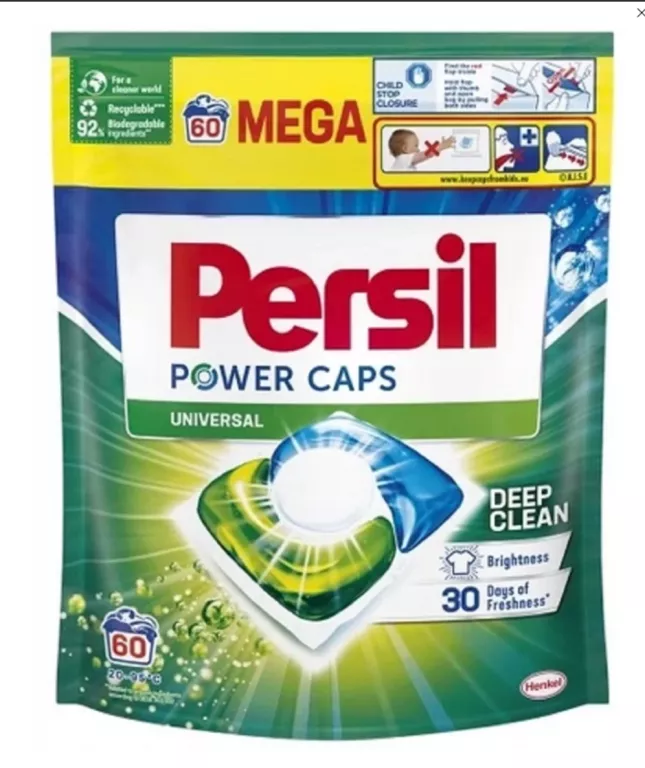 PERSIL POWER CAPS UNIVERSAL KAPSUŁKI DO PRANIA MEGA 60 SZT.