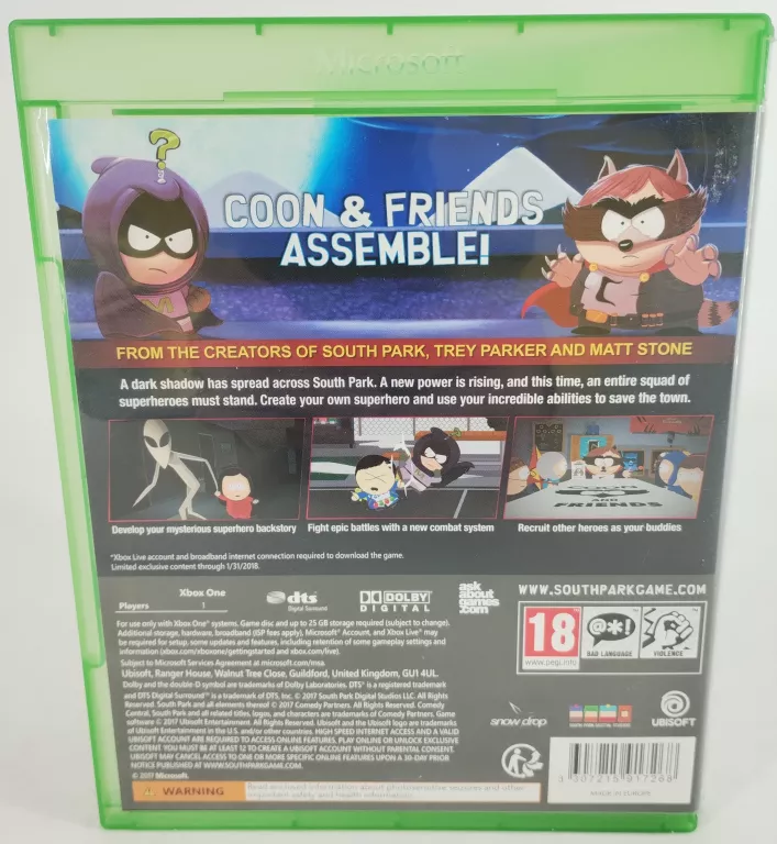 SOUTH PARK THE FRACTURED BUT WHOLE XBOX ONE