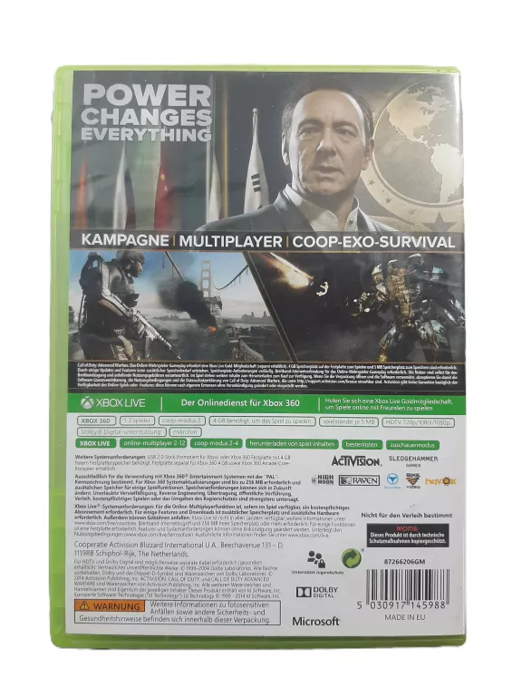 GRA XBOX360 CALL OF DUTY ADVANCED WARFARE