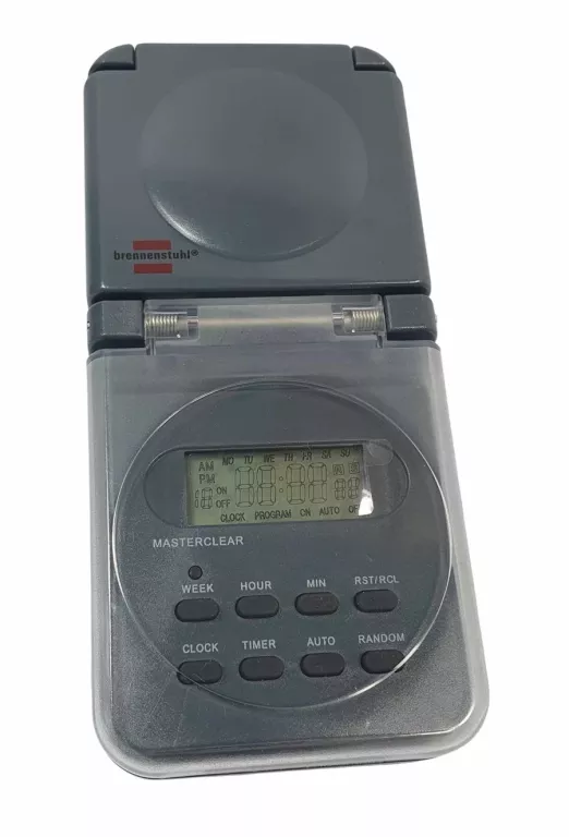 PROGRAMATOR CZASOWY BRENNENSTUHL TYGODNIOWY ELEKTRONICZNY ZEWNĘTRZNY IP44
