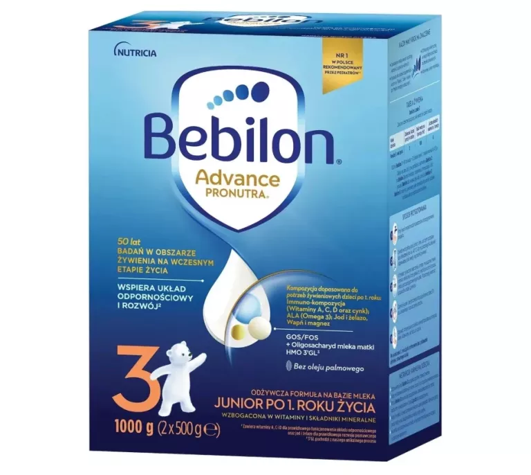 MLEKO BEBILON 3 PRONUTRA ADVANCE PROSZEK - 1000 G