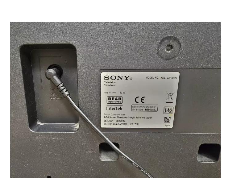 TELEWIZOR TELEWIZOR LED SONY BRAVIA KDL-32RE400 32 CALE HD READY