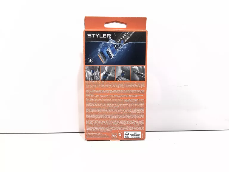 GILLETTE STYLER 4W1 MASZYNKA DO GOLENIA TRYMER OSTRZE PROGLIDE + 3 NASADKI