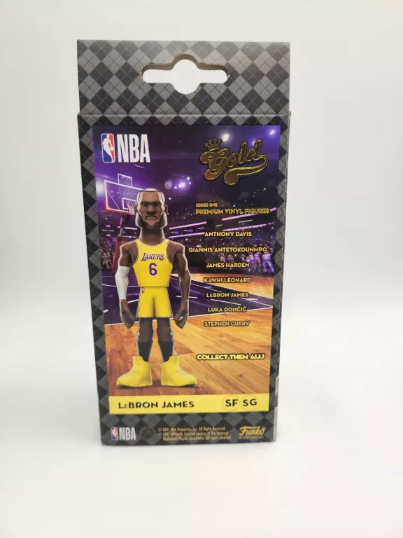 FUNKO GOLD LEBRON JAMES VINYL ACTION FIGURE PREMIUM VINYL FIGURE
