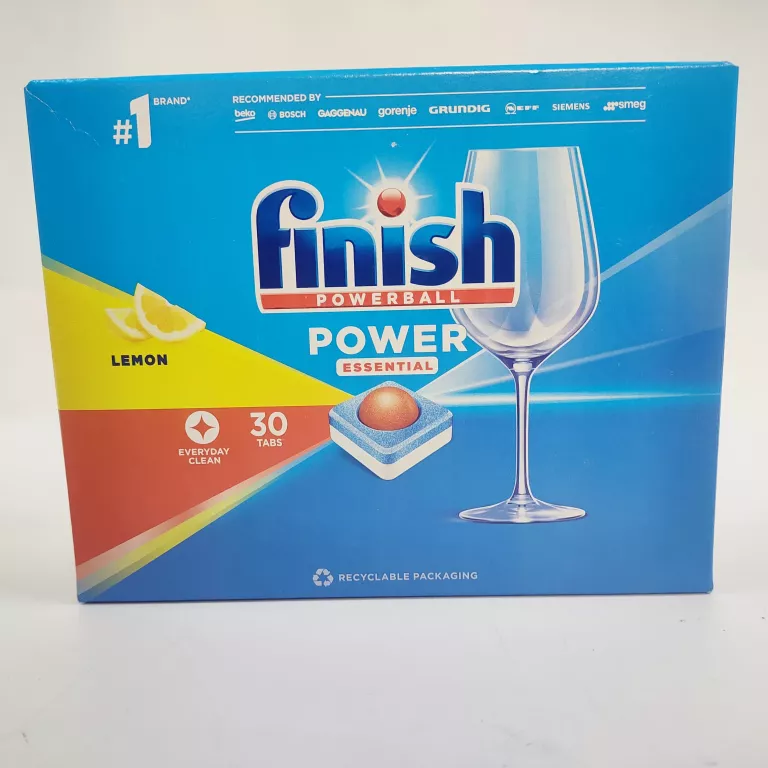 TABLETKI DO ZMYWAREK FINISH POWERBALL POWER ESSENTIAL LEMON 30 SZT.