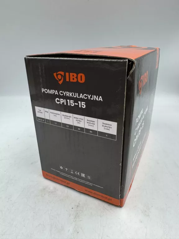 POMPA CYRKULACYJNA CWU IBO CPI 15-15 1/2 OBIEGOWA