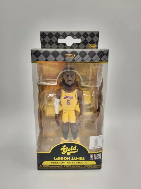 FUNKO GOLD LEBRON JAMES VINYL ACTION FIGURE PREMIUM VINYL FIGURE