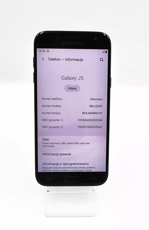 TELEFON SAMSUNG GALAXY J5 2017 SM-J530F CZARNY