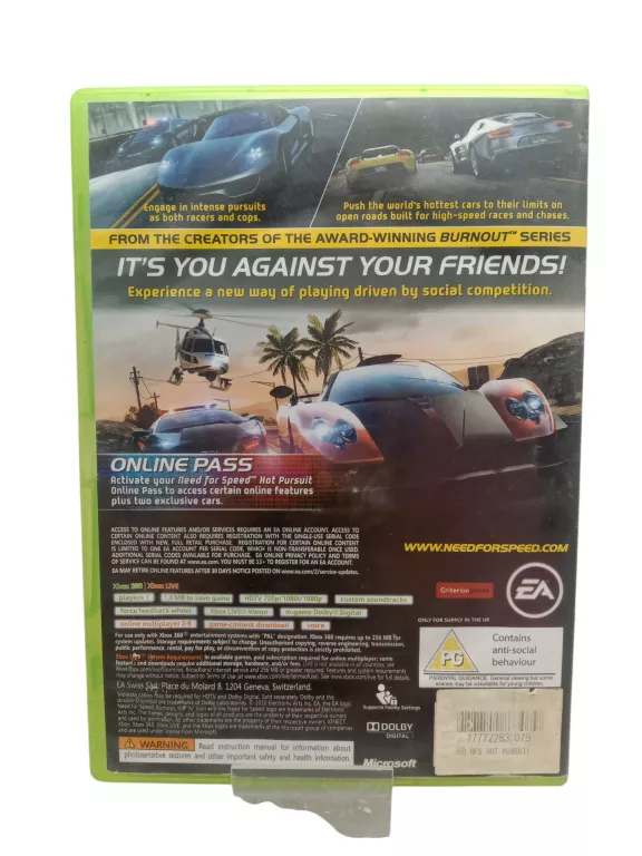 GRA NA XBOX 360 NEED FOR SPEED HOT PURSUIT