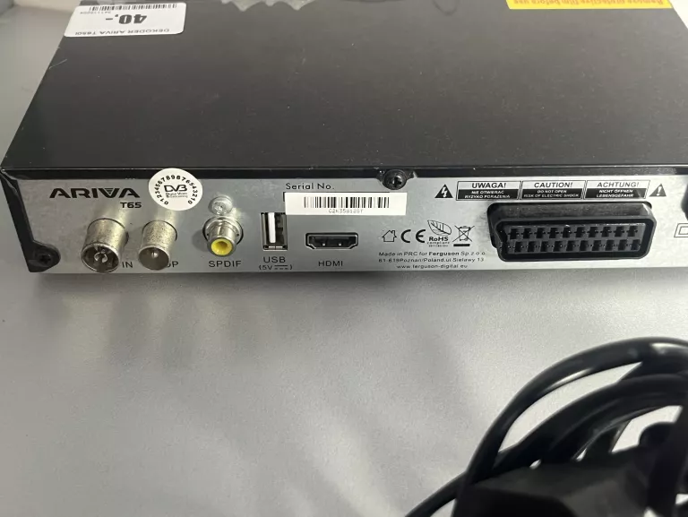 DEKODER ARIVA T650I