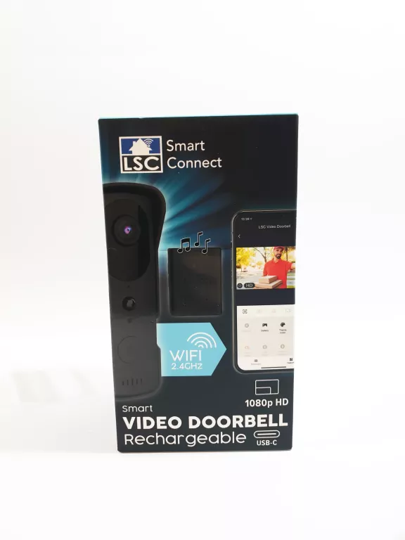 WIDEOWIZJER DOMOFON LSC SMART CONNECT VIDEO DOORBELL 1080P