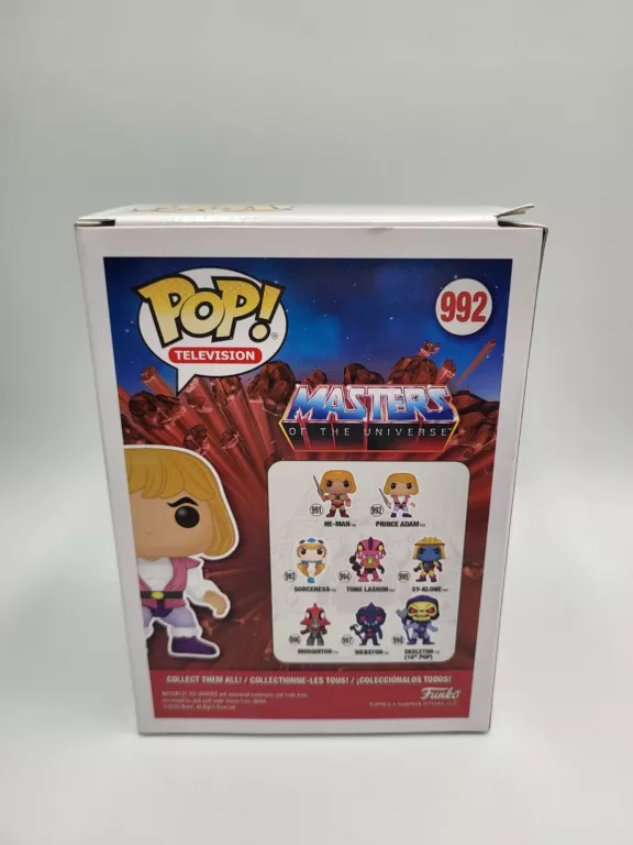 FUNKO POP MASTERS 992 PRINCE ADAM