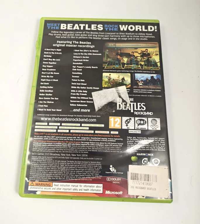 GRA XBOX 360 THE BEATLES ROCKBAND