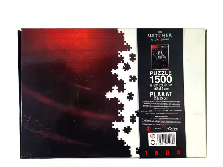 PUZZLE WIEDŹMIN 3 GERALT 1500