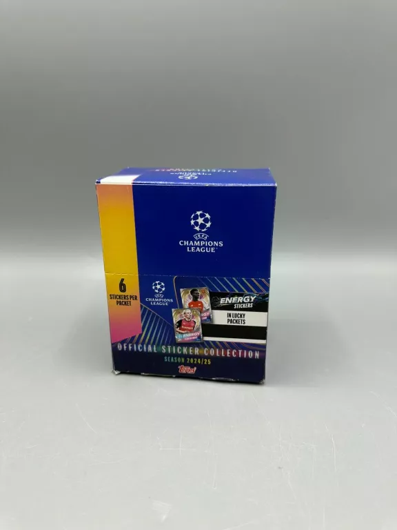 UEFA CHAMPIONS LEAGUE STICKER 2024/2025 BOX 51 SASZETEK