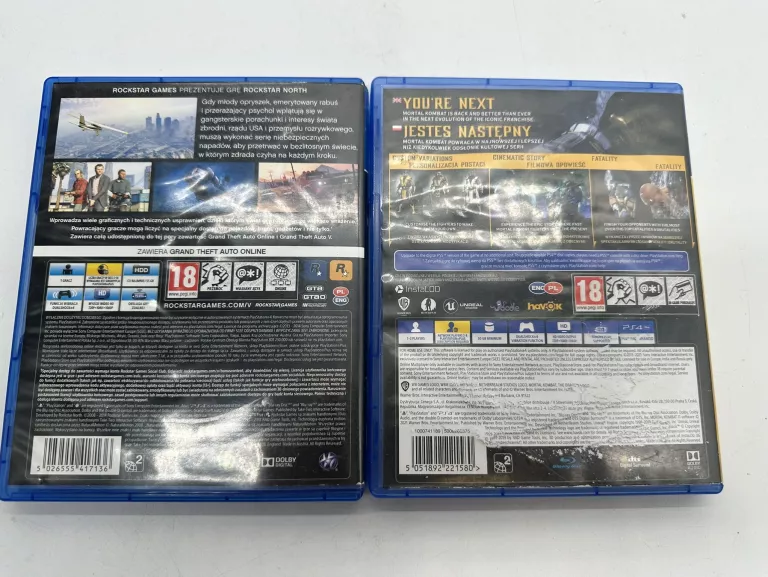 PAKIET 2 GIER NA PS4 GTA V I MORTAL KOMBAT 11