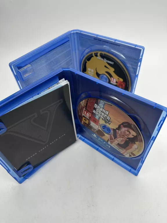 PAKIET 2 GIER NA PS4 GTA V I MORTAL KOMBAT 11
