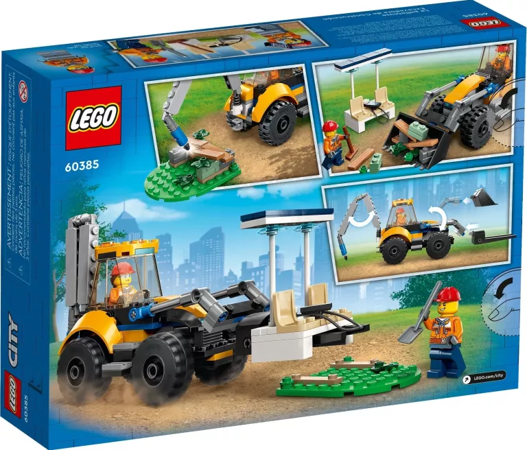 LEGO CITY 60385 KOPARKA ŁADOWARKA LEKKO ZAGNIECONE